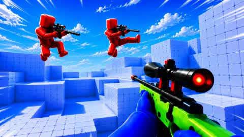 RED VS BLUE 🔴🔵 NUKE BOMB!