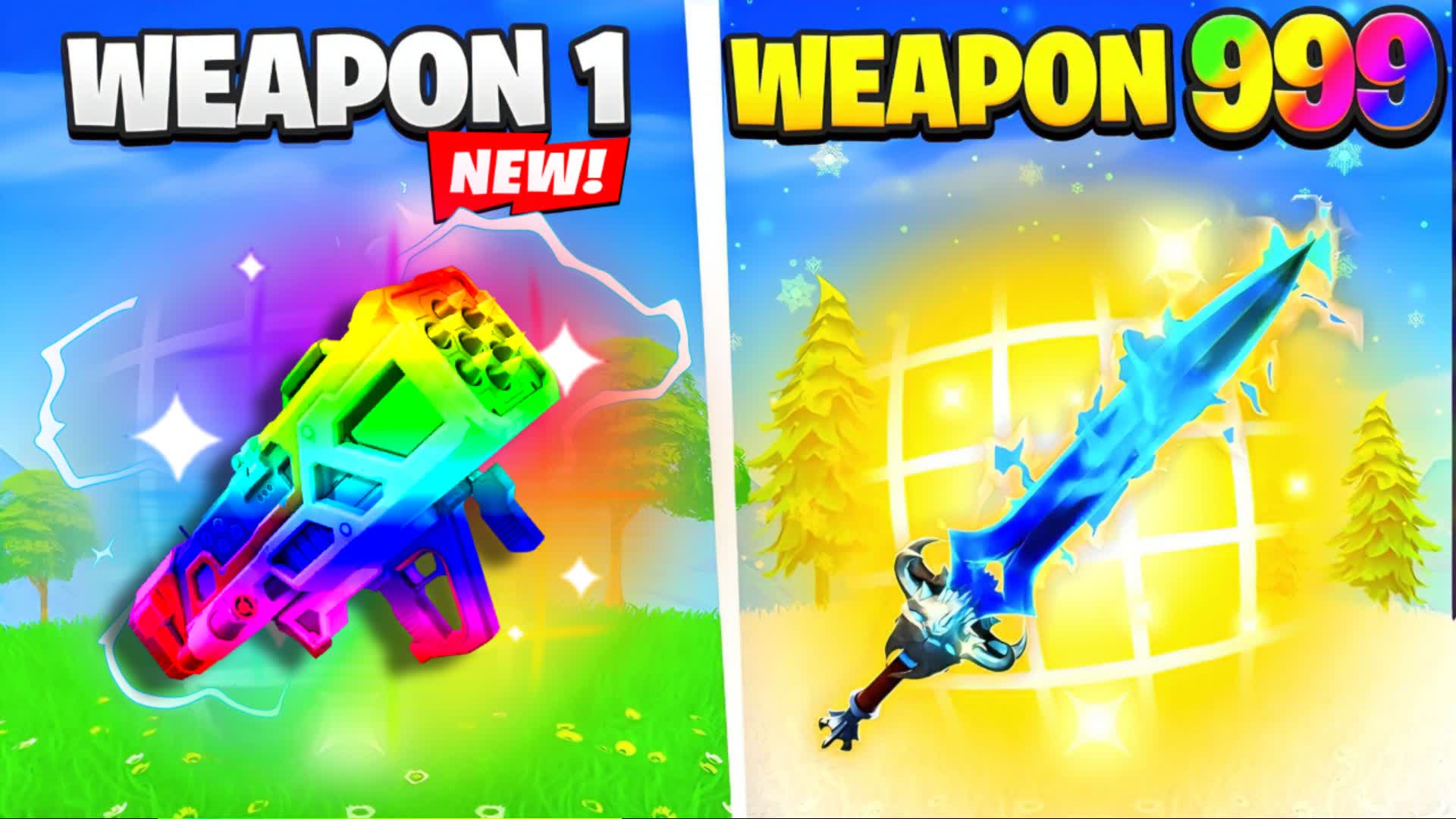 🌈RAINBOW CRAZY 🤪 GUN GAME 🎯 ONE SHOT