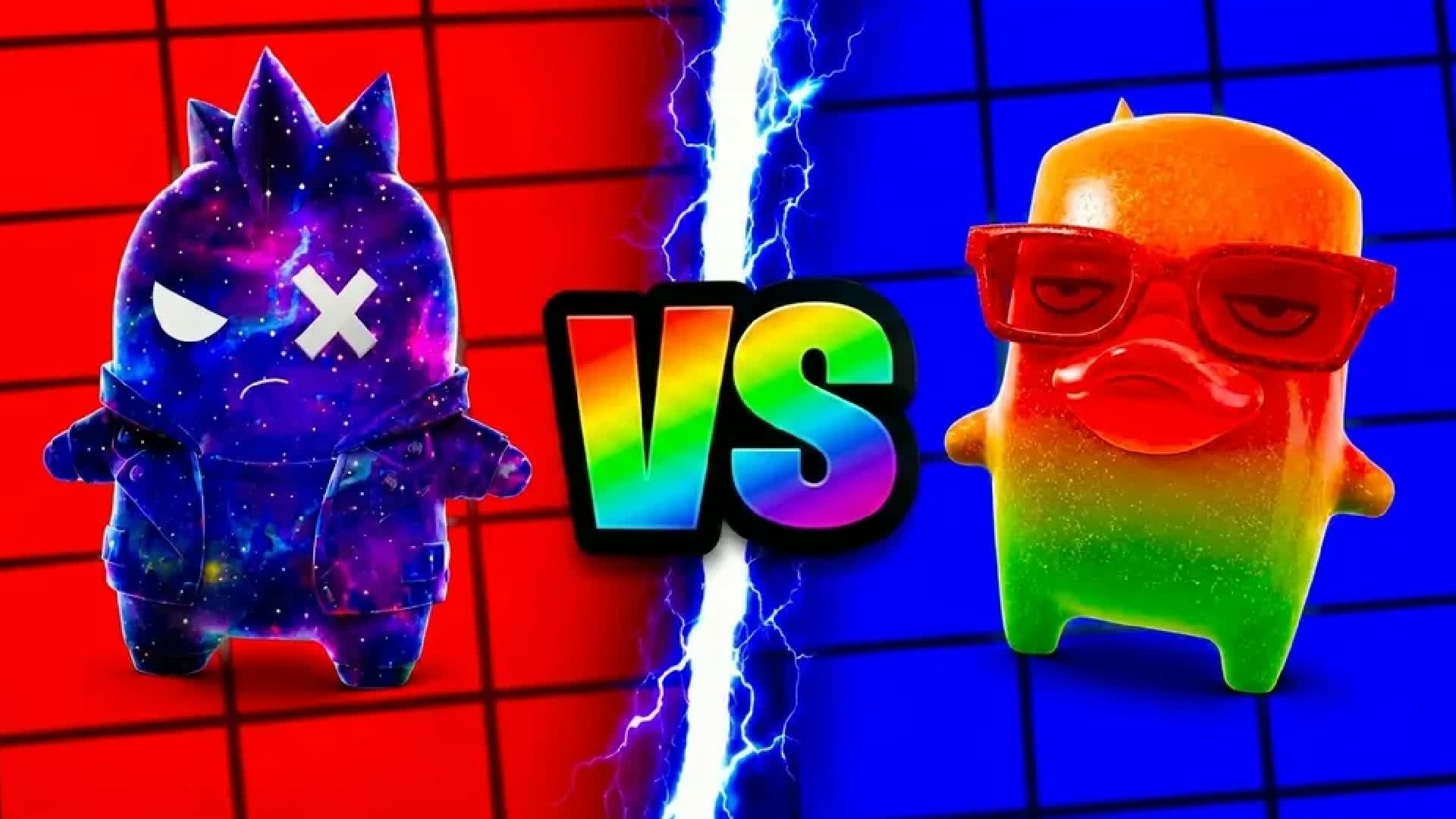 RED vs BLUE arcobaleno