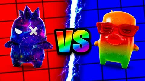 RED vs BLUE rainbow