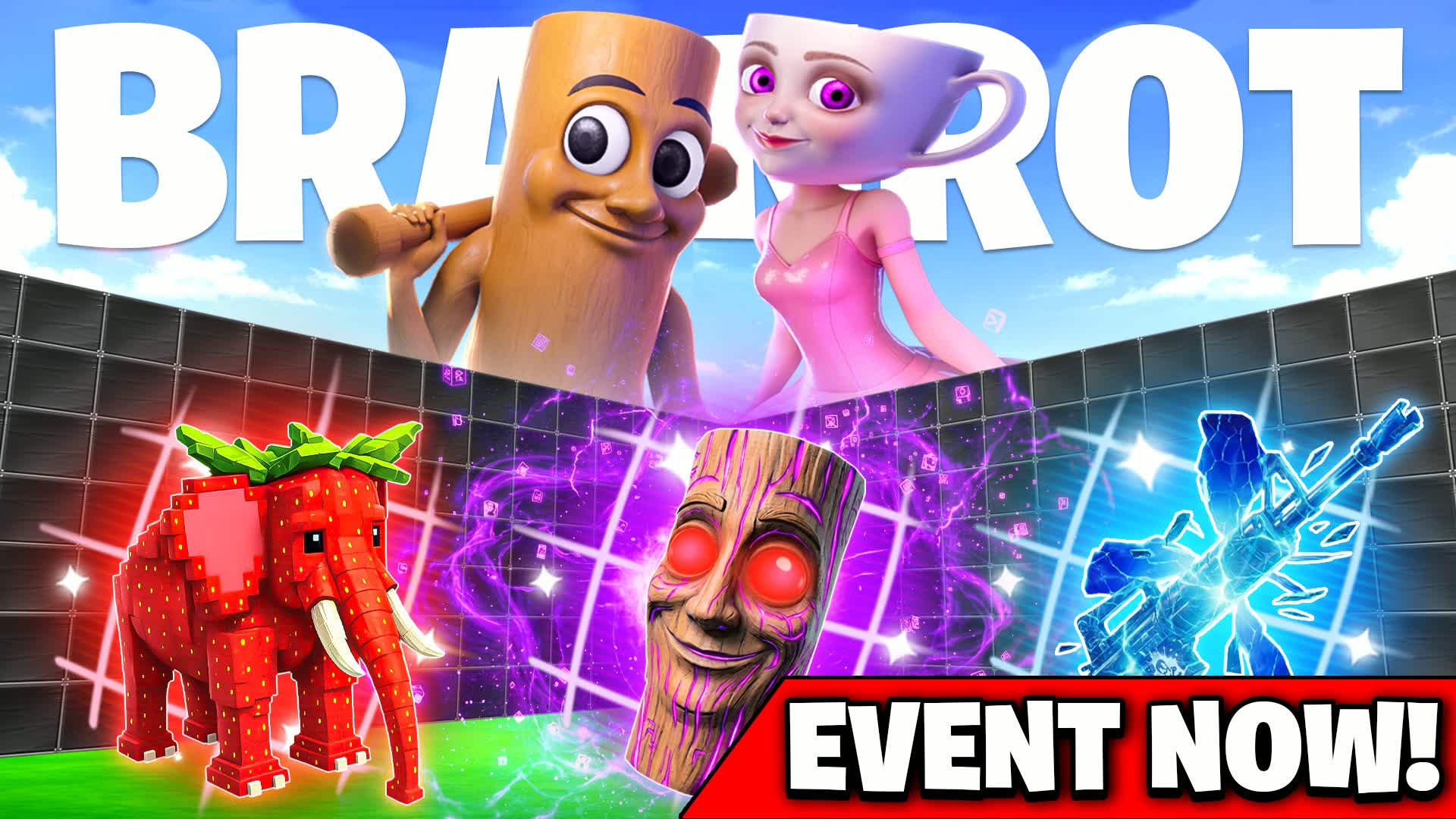 ブレインロット 1v1 自由対戦 - 武器と乗り物すべて