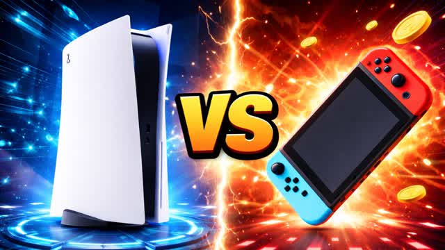 SWITCH VS CONSOLE BLUE VS RED 🔴🔵