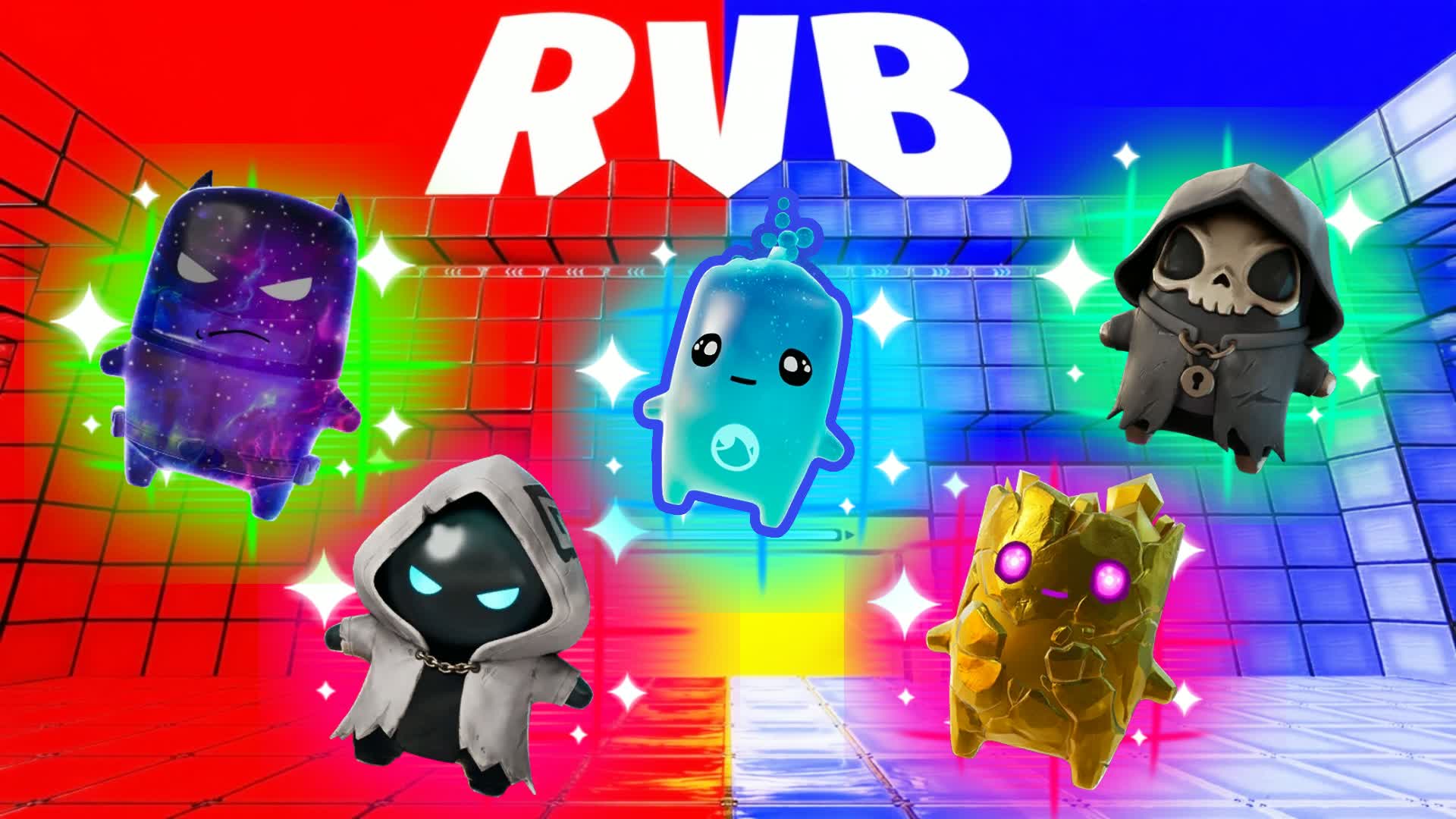 SPRITES RED VS BLUE RVB 🔴🔵