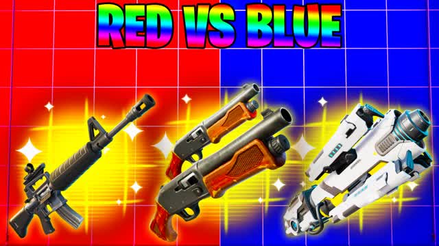 CRAZY RED VS BLUE 🔴🔵 1v1-rvb-boxpvp