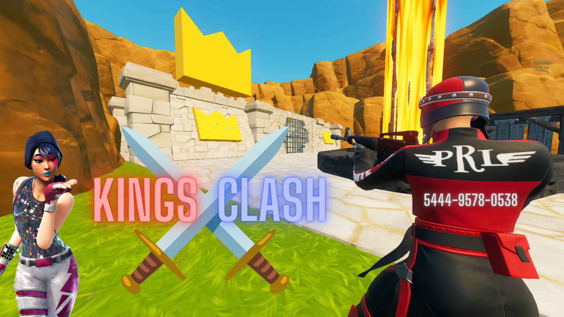 👑🗡️ King's Clash 🏰🛡 5444-9578-0538 by dlr - Fortnite