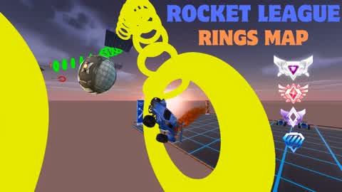 Rocket League Rings Map🚙🔥