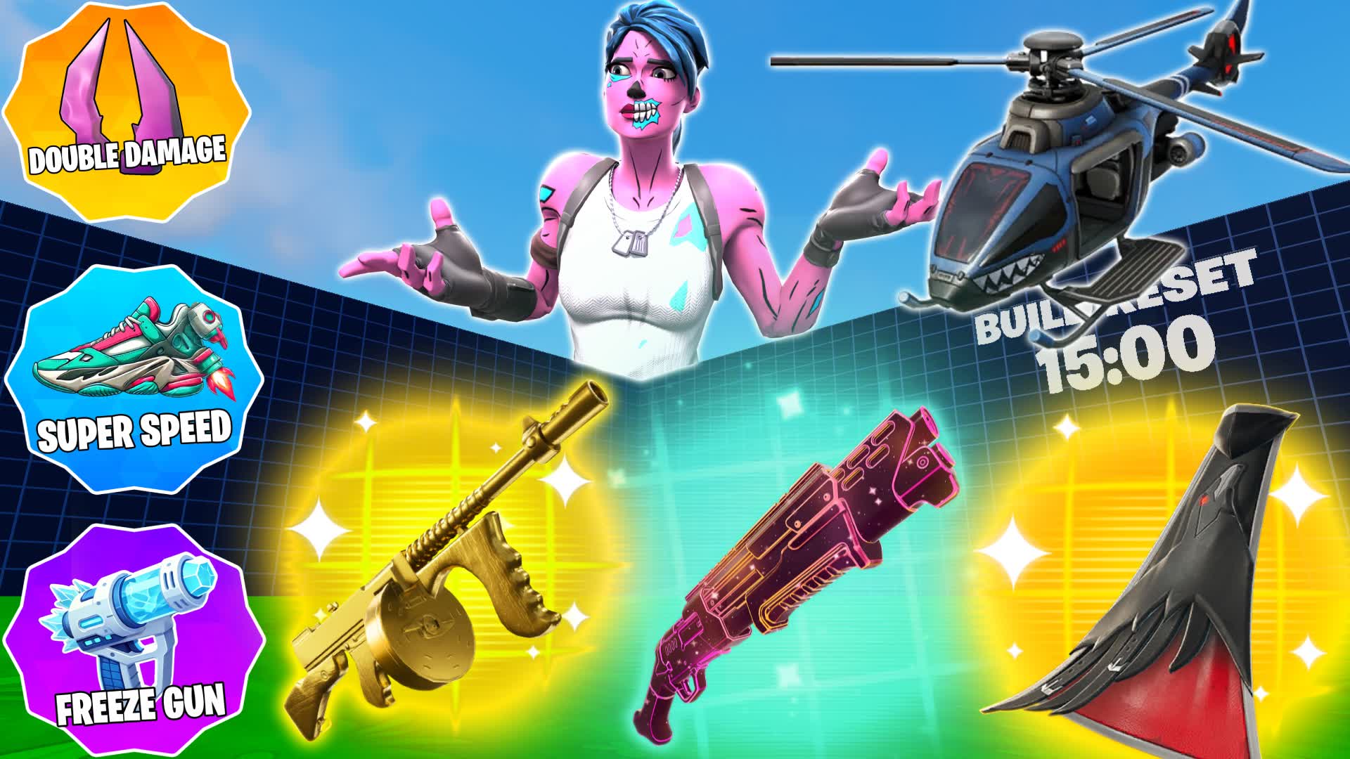 POWER 1V1 EVERY GUN
