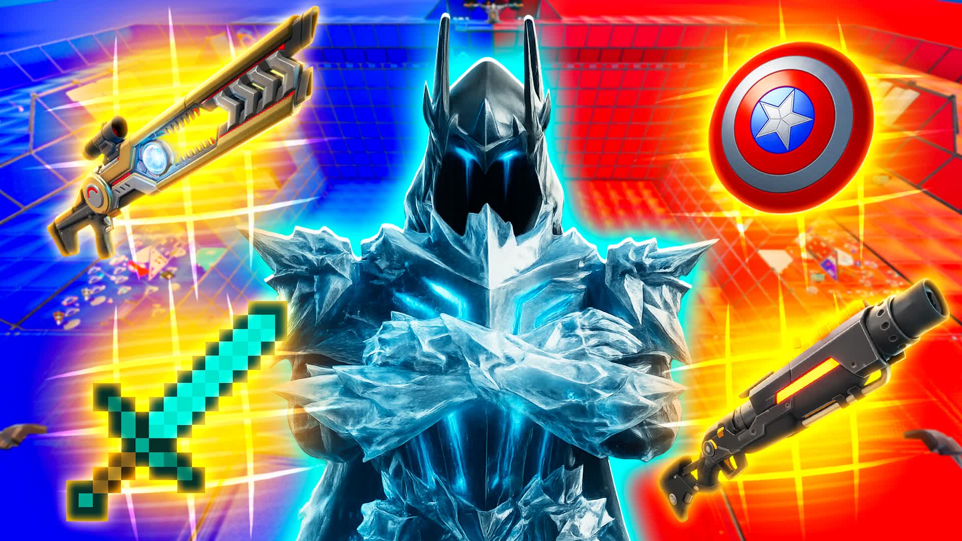 INSANE FUN GUY WEAPONS RED VS BLUE 🔴🔵