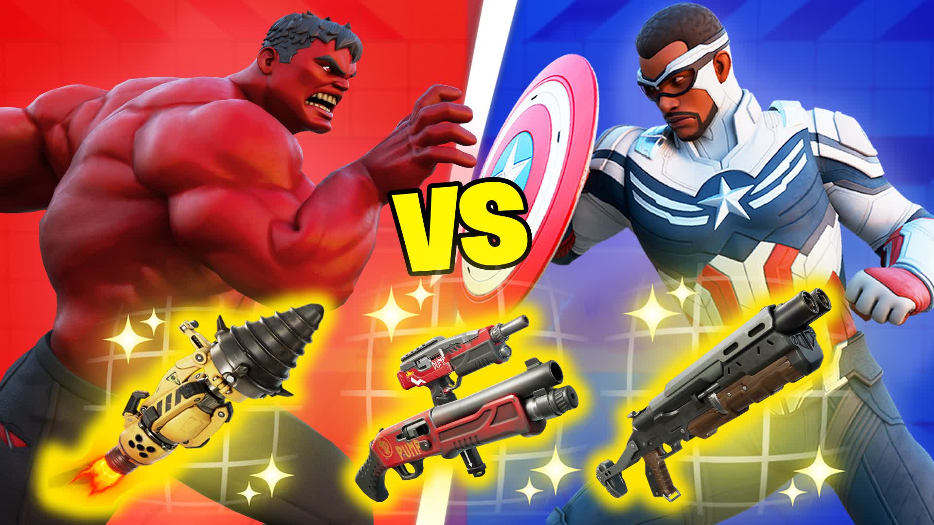 HULK vs CAPTAIN 4295-9779-1936 by dojomaps-arena - Fortnite Creative ...