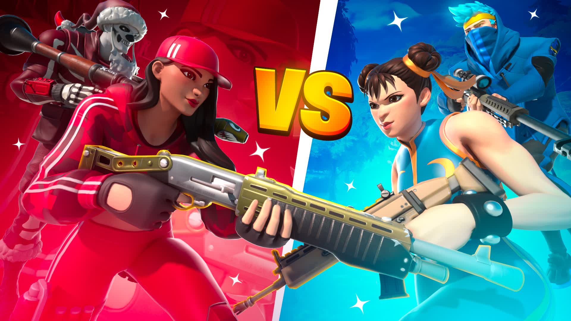 ✨RED VS BLUE RUMBLE🔵🔴✨