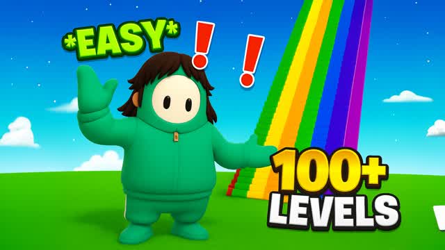 EASY OBBY FALL GUYS 🌈