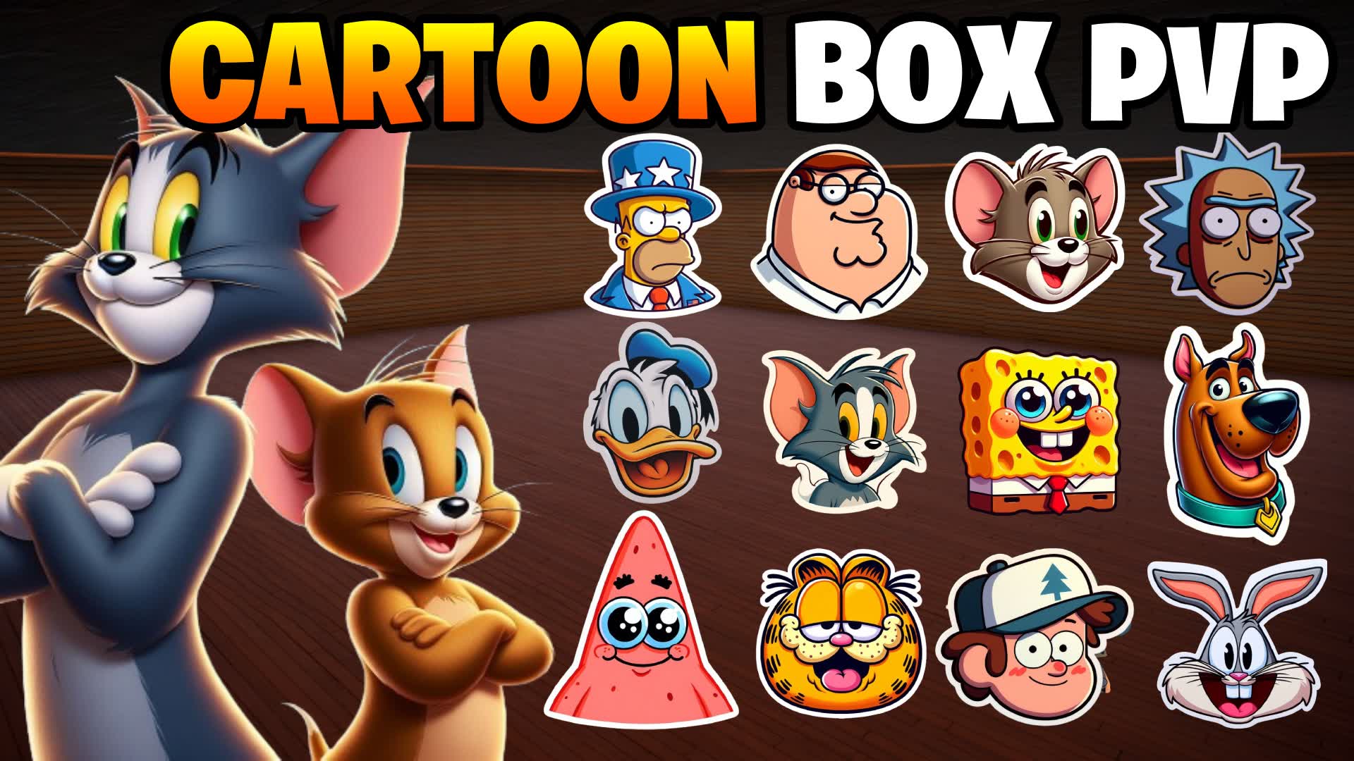 📺CARTOON BOX PVP📦 457624621628 by twoody Fortnite Creative Map Code