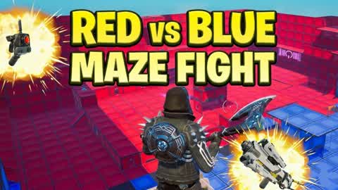 Red vs Blue Maze Fight