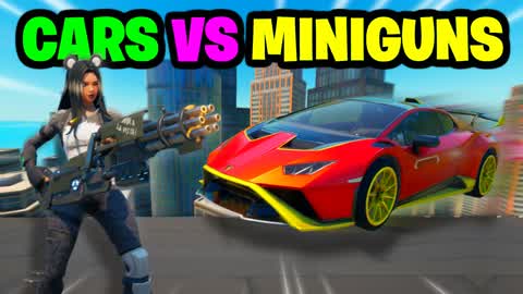 Cars VS Miniguns! 🏎️