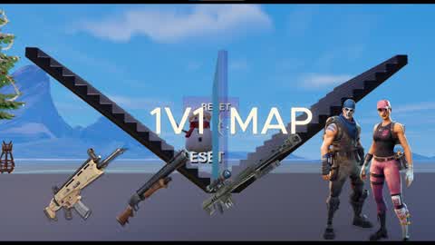 1v1 fight map
