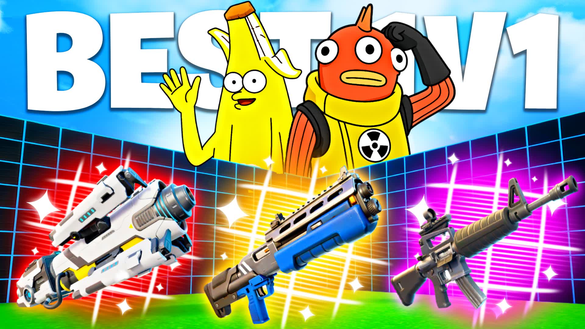 BEST 1V1 FFA - ALL GUNS & RIDES VEHICLES