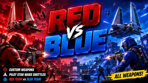 BLUE VS RED CUSTOM WEAPONS