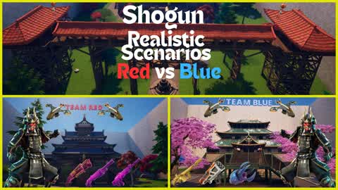 Shogun Red vs Blue Realistic Scenarios