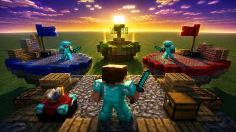 Minecraft PE 1v1v1