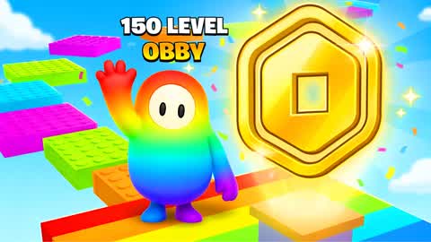 ⭐SUPER FALL GUYS 150+ OBBY PARKOUR