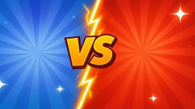 PARTY RED VS BLUE 🔴🔵