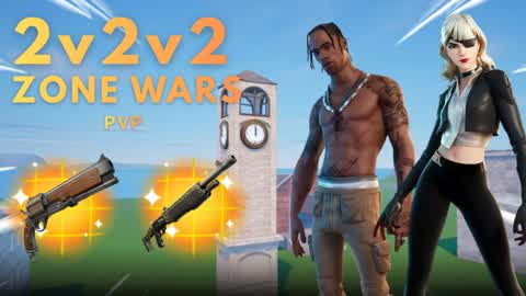 2v2v2 PRO ZONE WARS PVP 🚩⚡