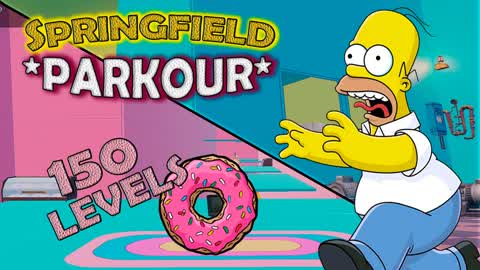 SPRINGFIELD PARKOUR 🍩 150 LEVELS