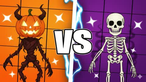 HALLOWEEN 🎃PUMPKINS VS🎃 💀SKELETONS💀