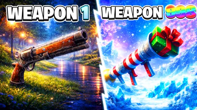 ❄️ WINTER ONE SHOT 🔫 GUN GAME ⭐️ CHAOS