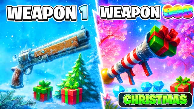 CHRISTMAS🎄ONE SHOT CHAOS🎅🏼GUN GAME 🔫