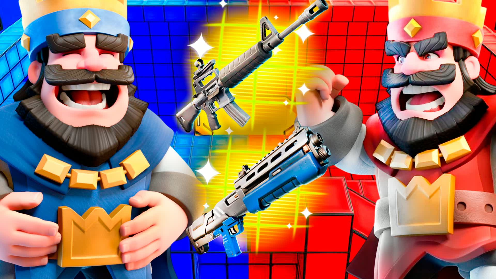 🔴赤vs青の対決🔵