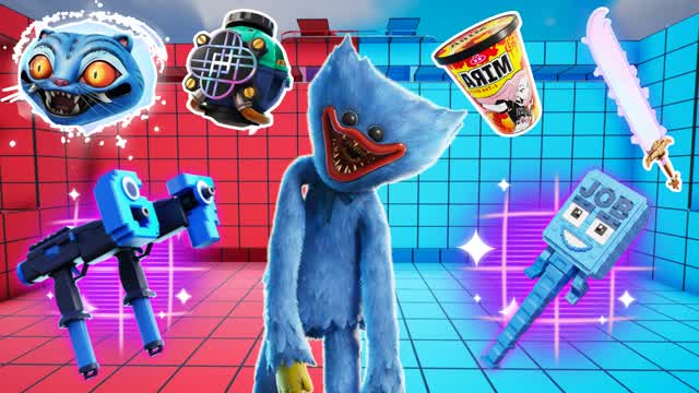 WUGGY RED VS BLUE KPOP DEMON HUNTERS