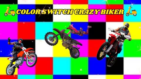 🛵COLOR SWITCH CRAZY BIKER 🛵
