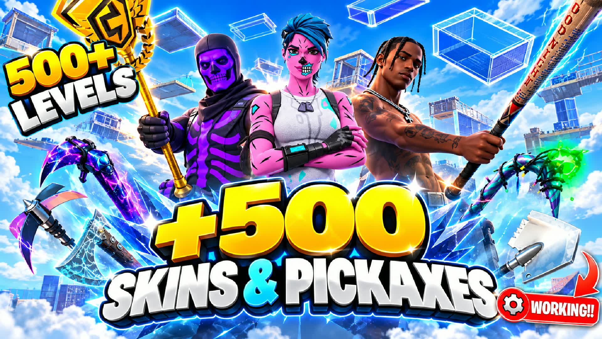 FFA 1V1 PICKAXES SKINS