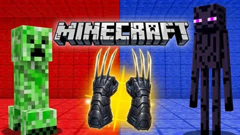 CREEEPER VS ENDERMAN RED VS BLUE🔴🔵