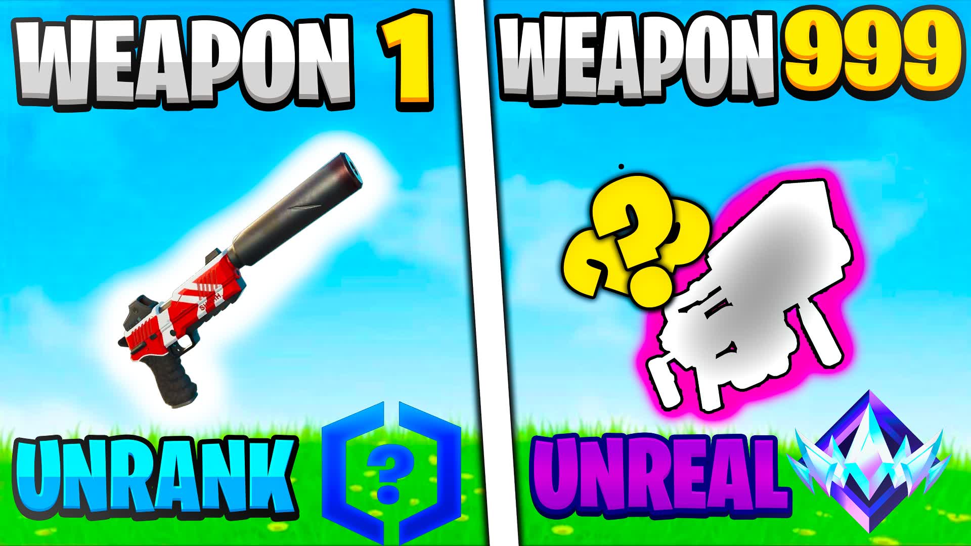 😎GUN GAME ONE SHOT INF🔫قاتلني بالبنادق