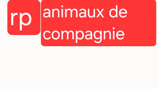 rp animaux de compagnie