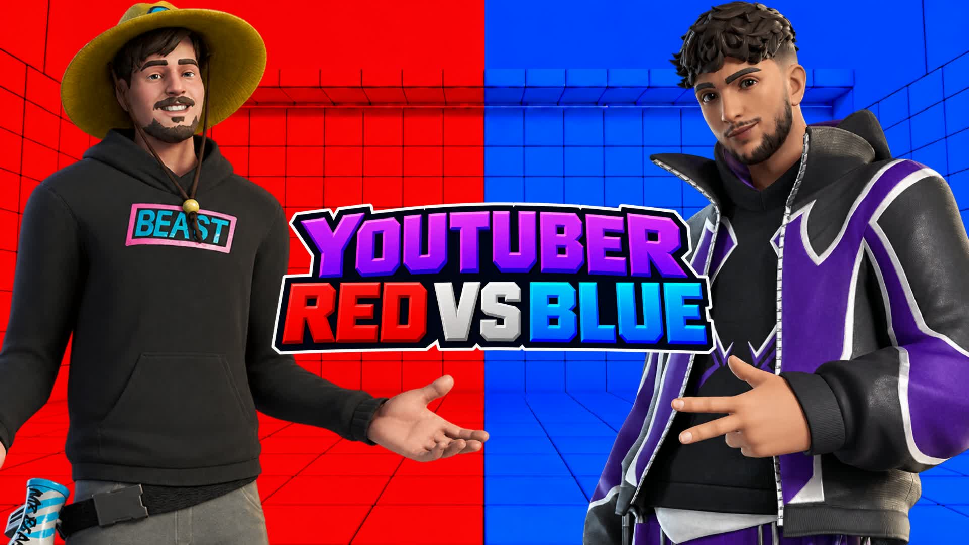 🔴INOXTAG VS MRBEAST🔵[RED VS BLUE]