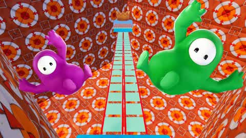 😜BOUNCE FALL GUYS👑GLASS BRIDGE💎