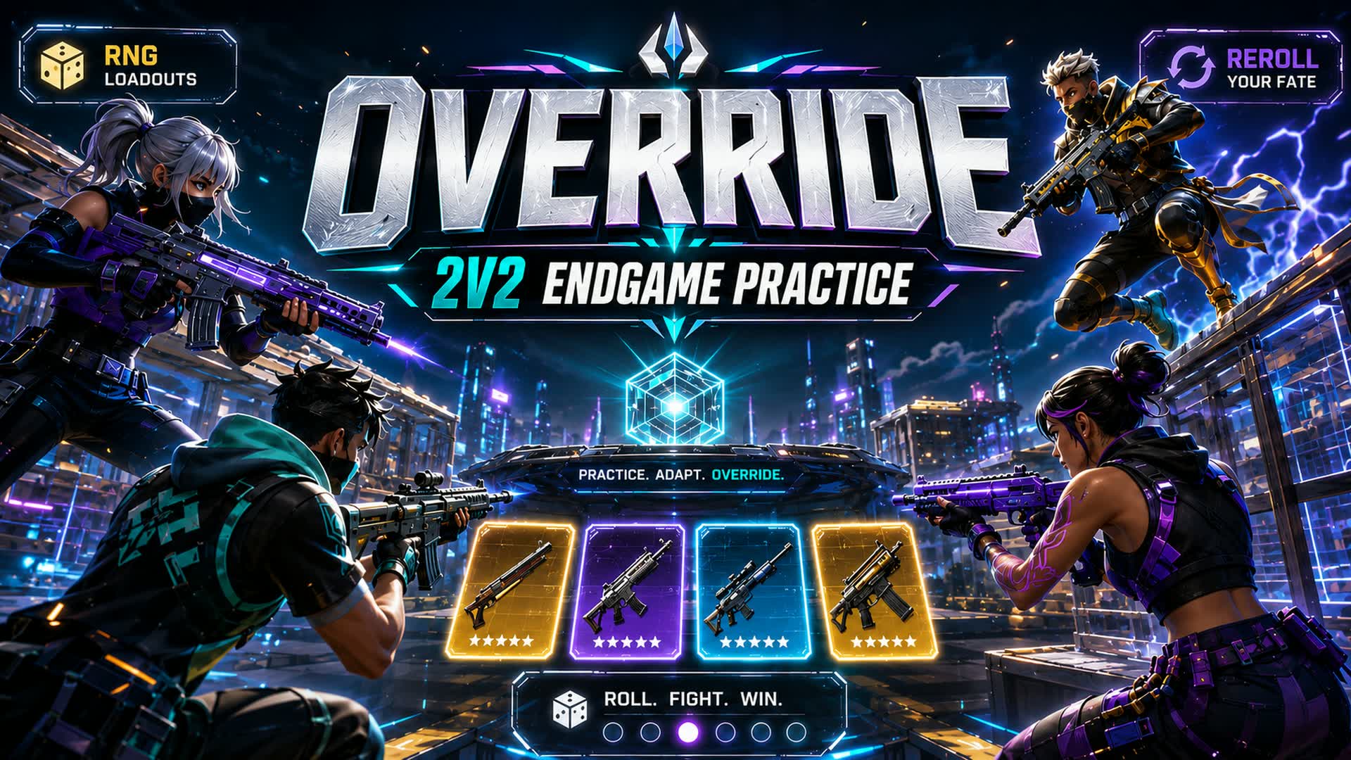 オーバーライド 🎯 2V2デュオ トレーニング