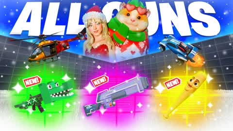 🎄CHRISTMAS 1V1 ALL GUNS & VEHICLES🎄