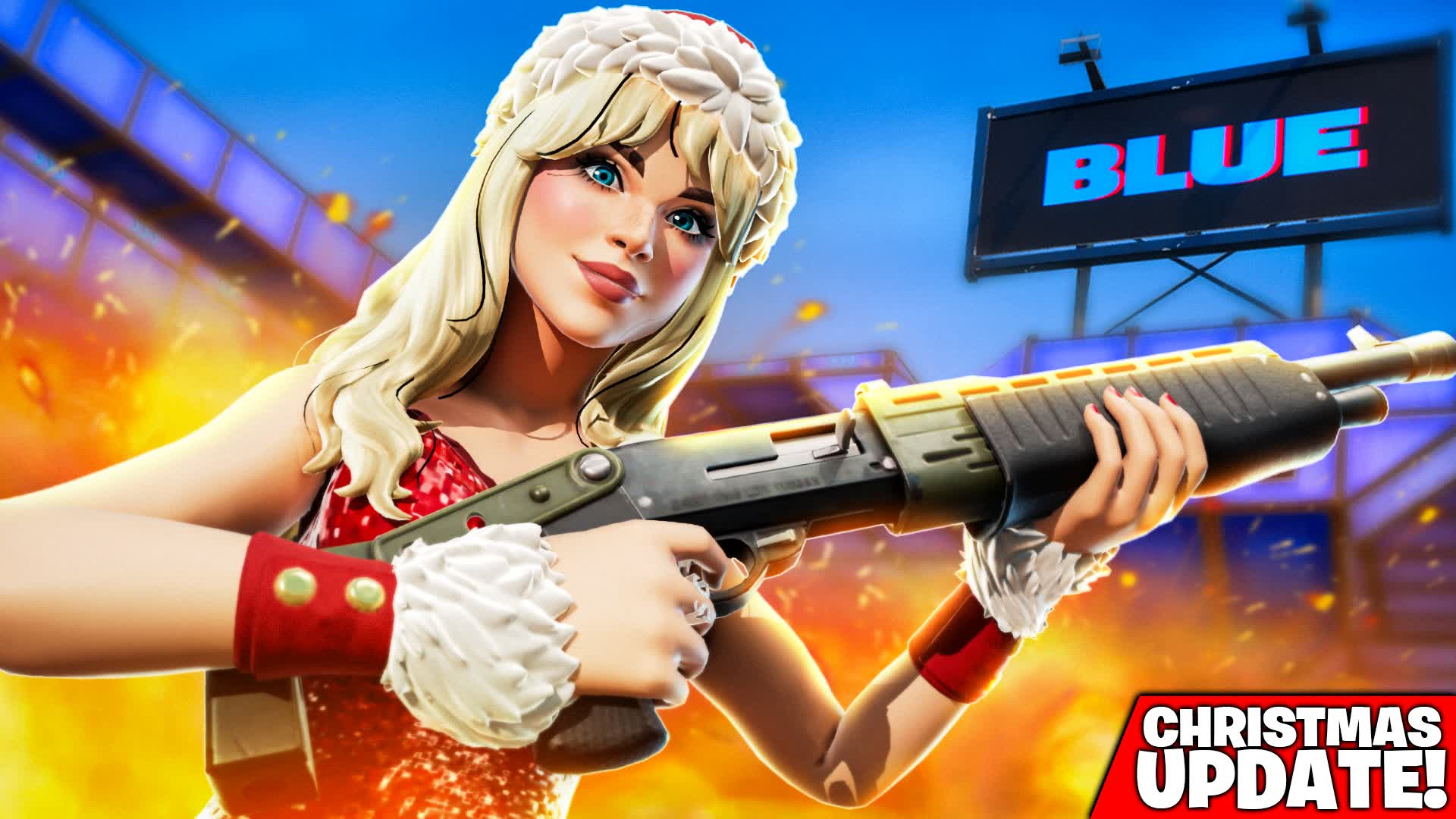 RED VS BLUE 🔴🔵(CHRISTMAS UPDATE)❄️