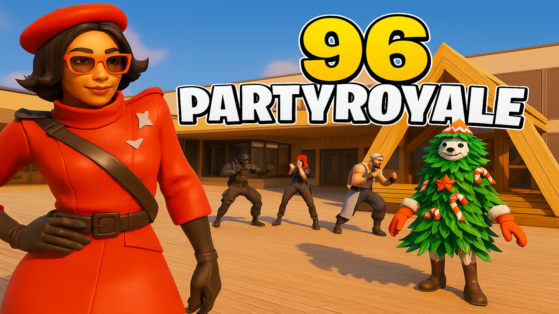 [📊] 96 Party Royale CODE: 9908-2564-6108 | Fortnite Live Stats - fortnite