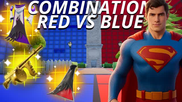🔴RED VS BLUE COMBINATION 🔵