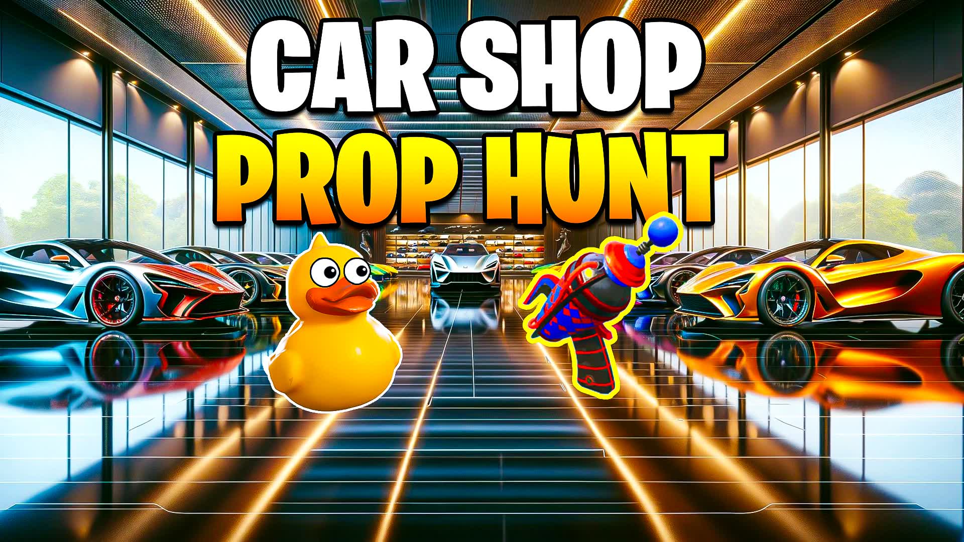 CAR SHOP PROP HUNT🚗🔍 3499-8428-0878 by cerbero - Fortnite Creative Map ...