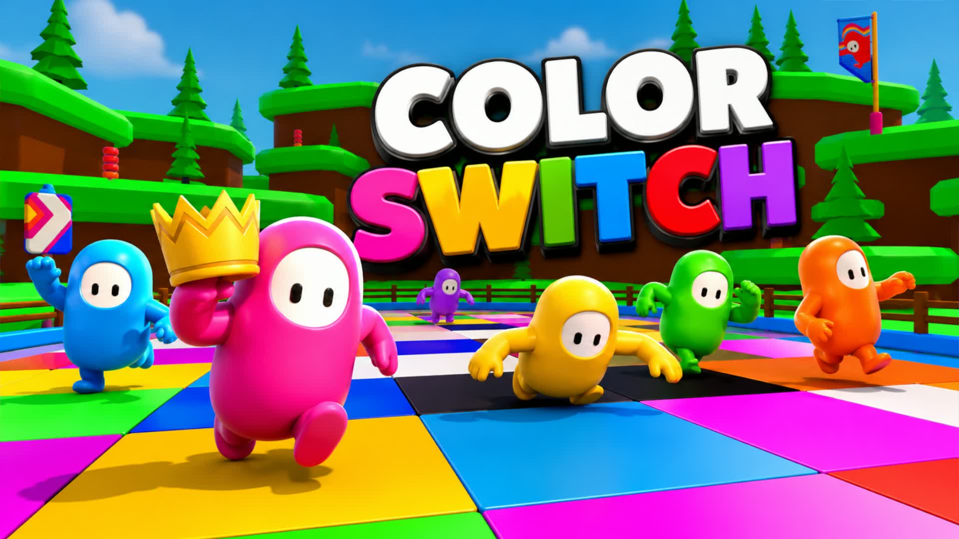 Color Switch x Fall Guys🌈⭐
