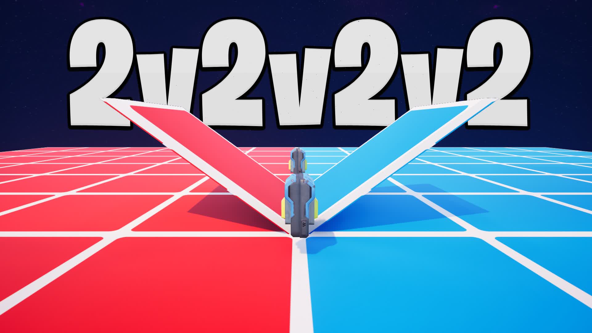 2v2v2v2 RED VS BLUE 2v2 BUILD FIGHT 🔴🔵
