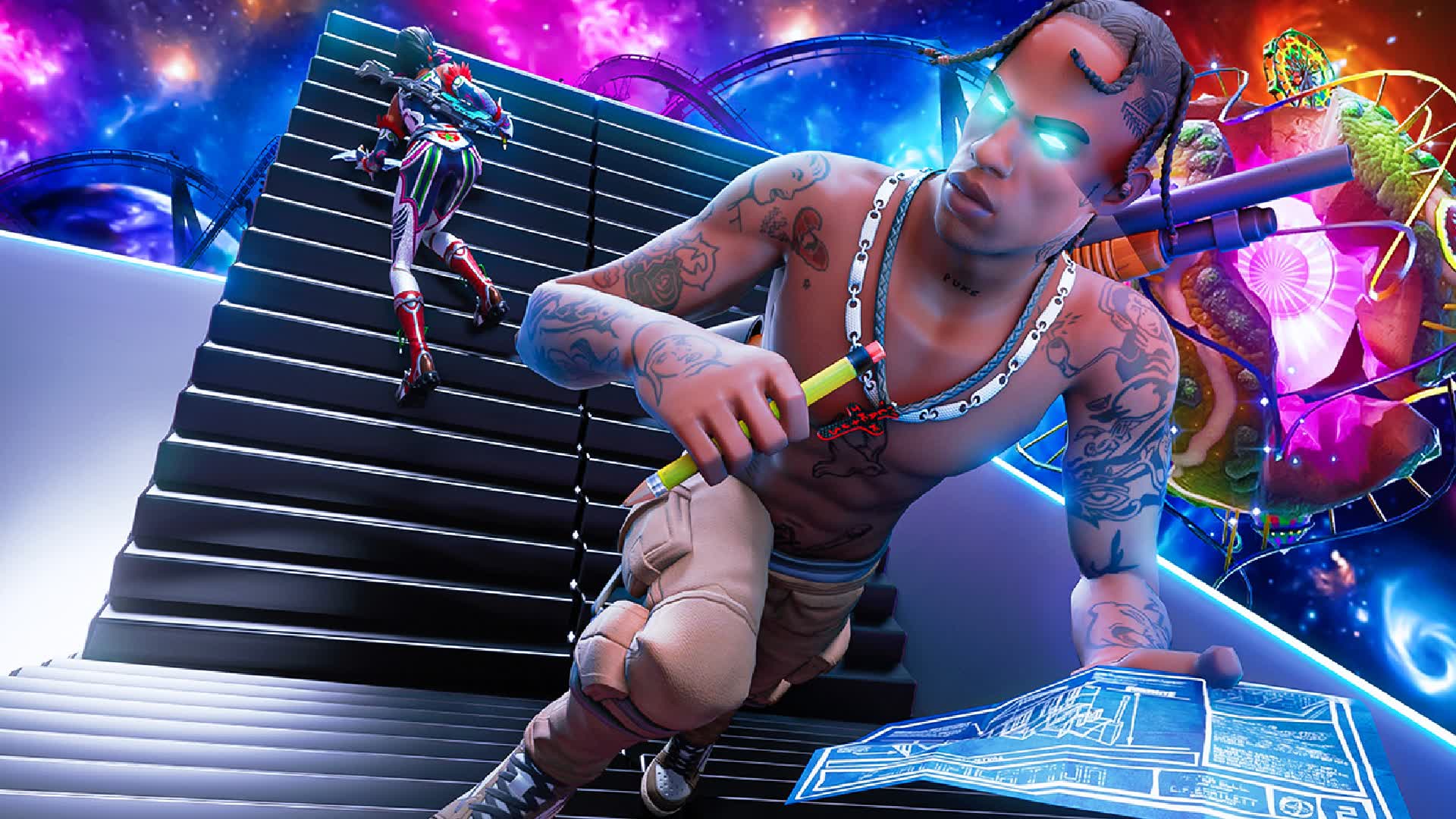 BEACH 1V1 Build fight (ZARIX)