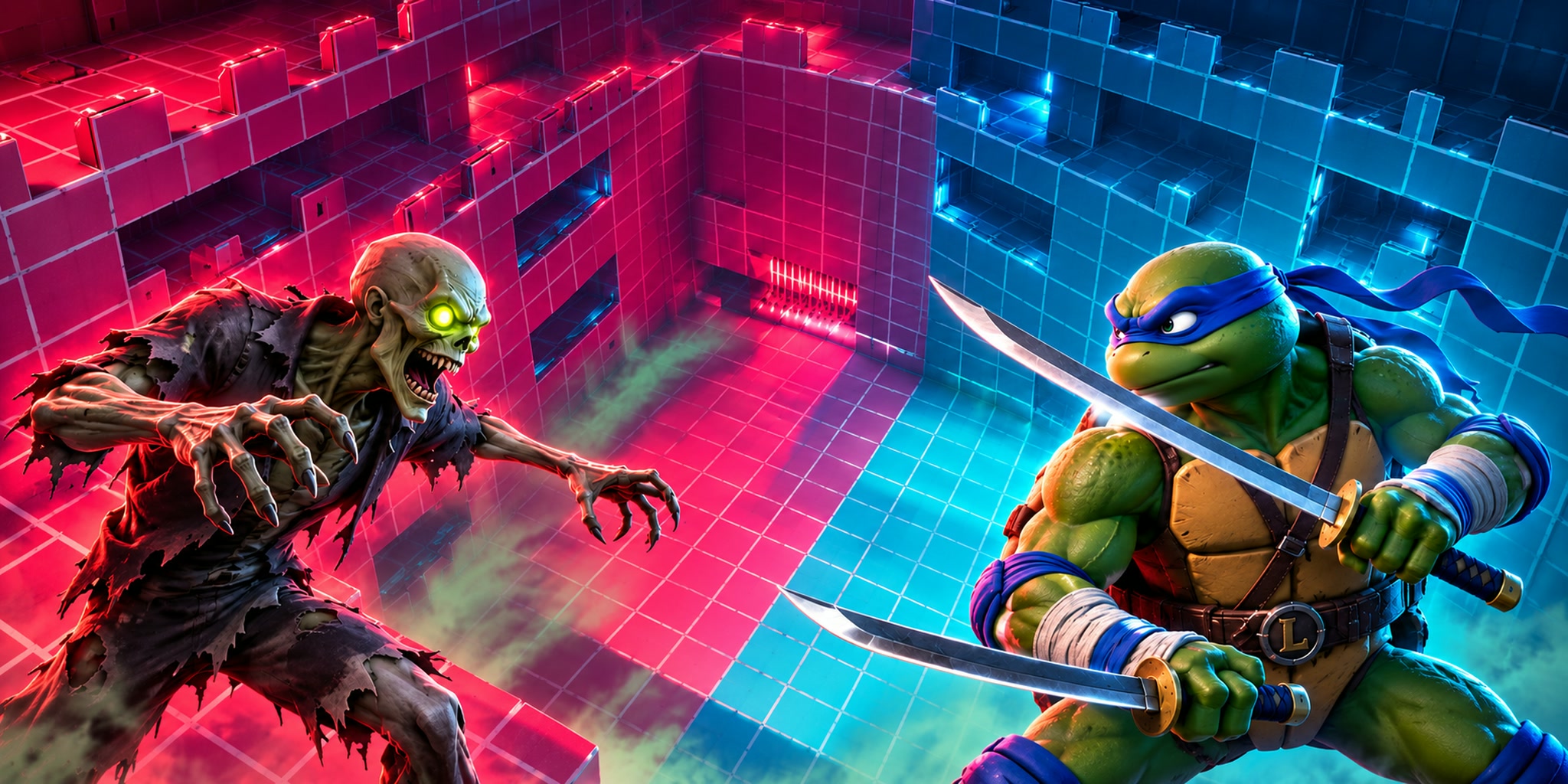 Code White Vs Code Blue TMNT RED VS BLUE ZOMBIE CLASH 0556-3379-1520 by sunqur - Fortnite ...