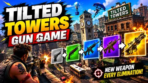 Tilted Towers Gun Game
